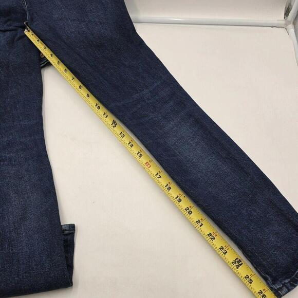 Agolde Jeans Womens Size 27 Blue Denim Upsized Button Fly Pants 96-4 - Picture 7 of 12